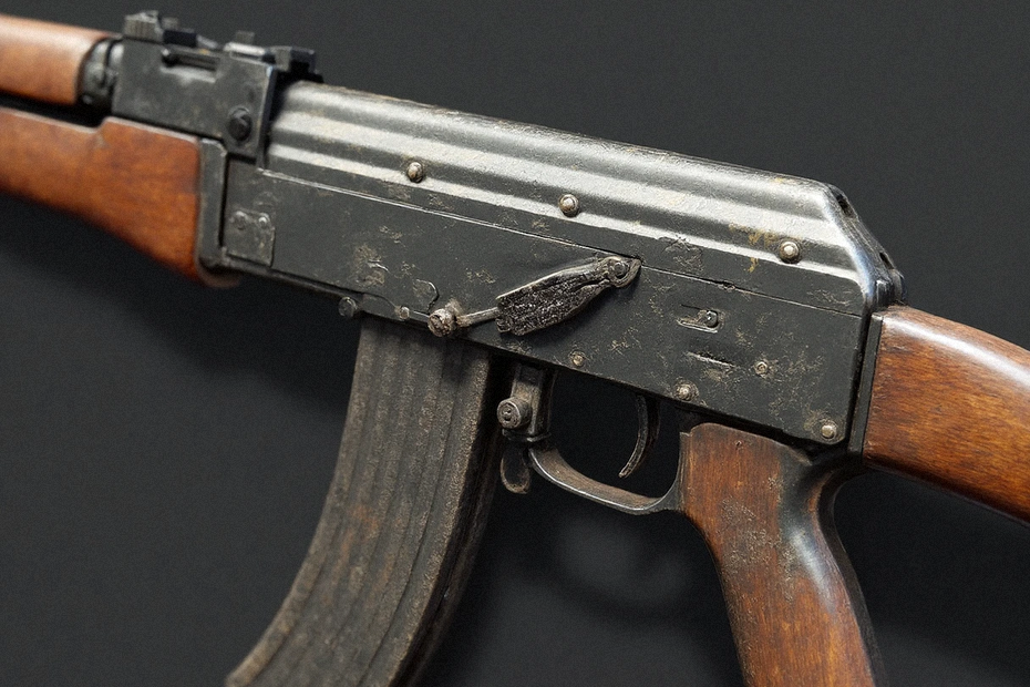Battle-scarred AK-47 skin