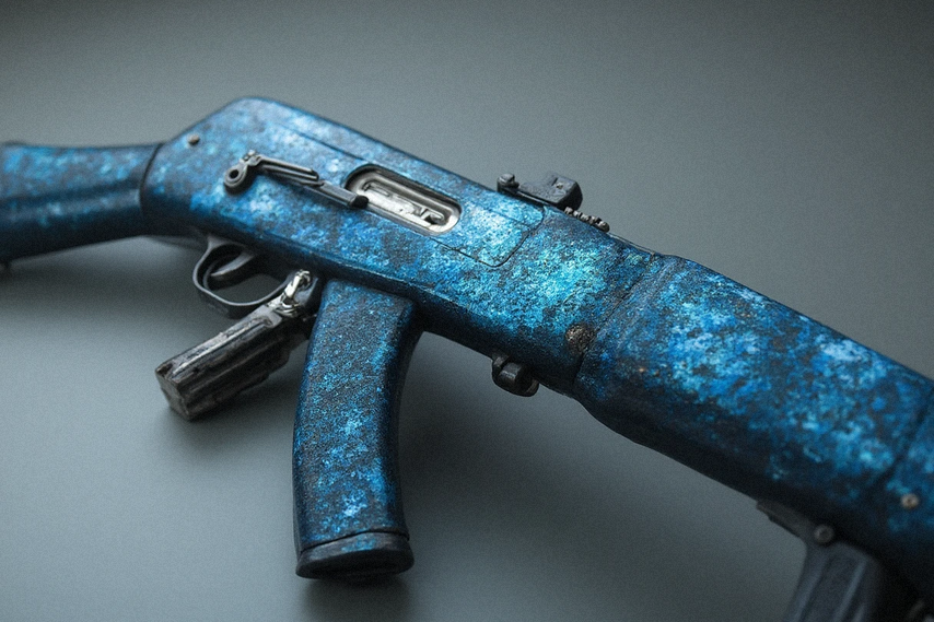 Blue Gem AK-47 Case Hardened