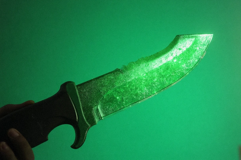 Gamma Doppler Emerald Knife